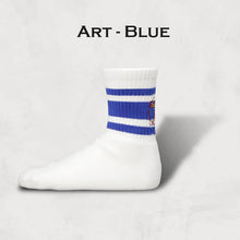 画像をギャラリービューアに読み込む, DECKA QUALITY SOCKS  Skater Socks Embroidery - SHOWATABÉ by BRÚ NA BÓINNE デカ クオリティーソックス(Cryptids-Red)(Art-Blue)(Video Game-Olive)