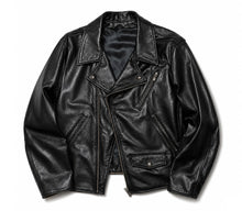 画像をギャラリービューアに読み込む, Porter Classic PC RIDERS JACKET W/LOVE & PEACE SILVER ポータークラシック ライダースジャケット W/ラブ&ピース 925シルバー(BLACK)【PC-017-1962】