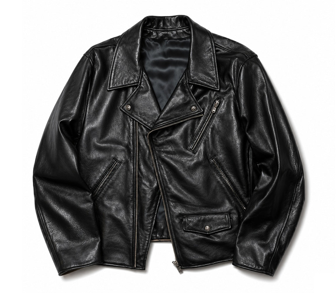 Porter Classic PC RIDERS JACKET W/LOVE & PEACE SILVER ポーター