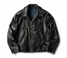 画像をギャラリービューアに読み込む, Porter Classic PC RIDERS JACKET W/LOVE & PEACE SILVER ポータークラシック ライダースジャケット W/ラブ&ピース 925シルバー(BLACK)【PC-017-1962】
