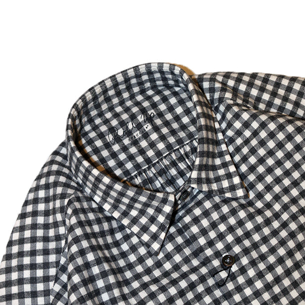 Porter Classic ROLL UP FLANNEL GINGHAM CHECK SHIRT ポーター