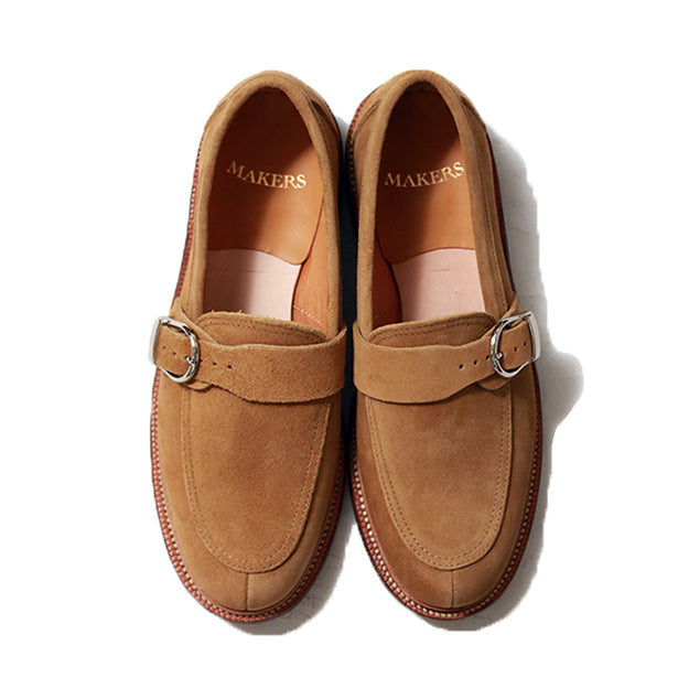 Makers OAK メイカーズ モンク ストライプ ローファー（NATURAL）[BL