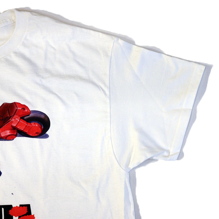 AKIRA Bike Logo Classic Tee アニメーション アキラ Tシャツ (WHITE