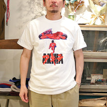 画像をギャラリービューアに読み込む, AKIRA Bike Logo Classic Tee アニメーション アキラ Tシャツ (WHITE)