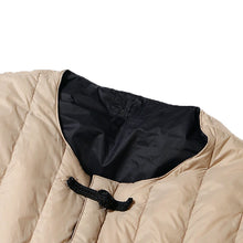 Load image into Gallery viewer, TAION MILITARY ZIP VNECK DOWN VEST <MILITARY LINE>