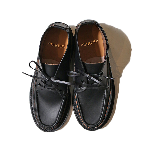 【新品】Makers メイカーズ　モカシンシューズ Makers CRAY メイカーズ クレイ モカシンブーツ （BLACK）[HSB-01] – TSUGU