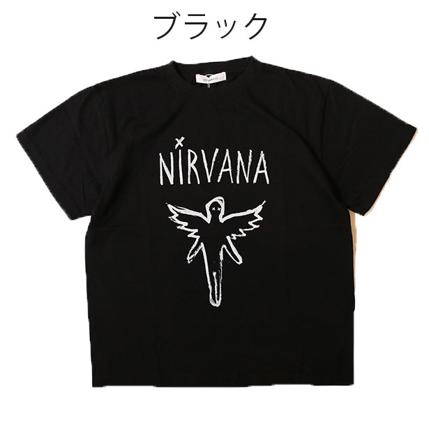 JOHNBULL NIRVANA IN UTERO Tシャツ（ホワイト）（ブラック