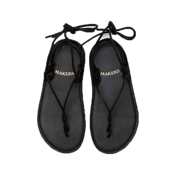 Makers DRIVING SANDAL メイカーズ ドライビングサンダル（BLACK D.W.H