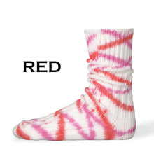Load image into Gallery viewer, BNB×DECKA QUALITY SOCKS BY BRÚ NA BÓINNE - Heavyweight Socks Tie dye Deca Quality Socks - Tie Dye (BLUE) (RED) (GREEN)