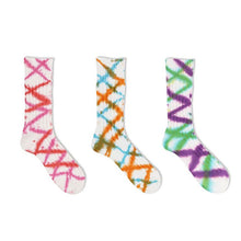 Load image into Gallery viewer, BNB×DECKA QUALITY SOCKS BY BRÚ NA BÓINNE - Heavyweight Socks Tie dye Deca Quality Socks - Tie Dye (BLUE) (RED) (GREEN)