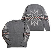 画像をギャラリービューアに読み込む, PENDLETON Crew Neck Pullover Knit ペンドルトン クルーネック プルオーバー ニット - Plains Star -(T.L.グレー)【MN-0575-2000】