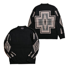 画像をギャラリービューアに読み込む, PENDLETON Crew Neck Pullover Knit ペンドルトン クルーネック プルオーバー ニット - Hading -(ブラック)【MN-0575-2000】
