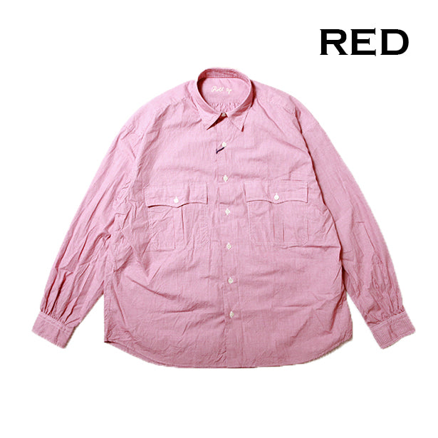 Porter Classic - ROLL UP NEW GINGHAM CHECK SHIRT ポータークラシック ロールアップニューギン