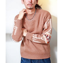 画像をギャラリービューアに読み込む, PENDLETON Crew Neck Pullover Knit ペンドルトン クルーネック プルオーバー ニット - Hading -(キャメル)【MN-0575-2000】