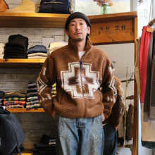 画像をギャラリービューアに読み込む, PENDLETON JQ Boa Standard Blouson ペンドルトン JQ ボア スタンダード ブルーゾーン (キャメル)【MN-0475-1014】