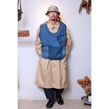 Load image into Gallery viewer, Porter Classic PC KENDO / PC SASHIKO PULLOVER VEST-WATCH CHAIN ITEM