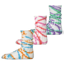 Load image into Gallery viewer, BNB×DECKA QUALITY SOCKS BY BRÚ NA BÓINNE - Heavyweight Socks Tie dye Deca Quality Socks - Tie Dye (BLUE) (RED) (GREEN)