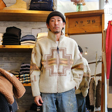 画像をギャラリービューアに読み込む, PENDLETON JQ Boa Standard Blouson ペンドルトン JQ ボア スタンダード ブルーゾーン (アイボリー)【MN-0475-1014】