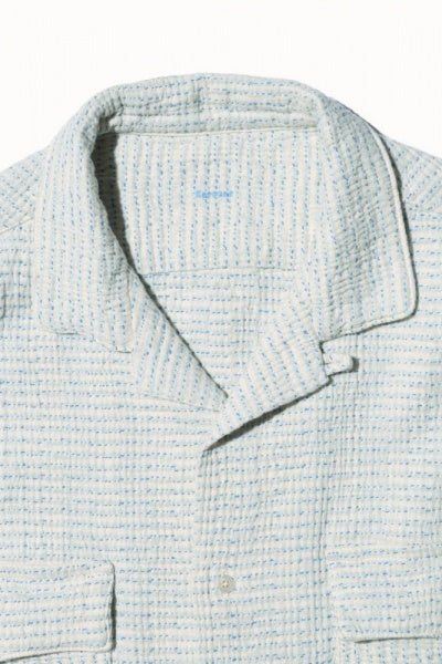 Porter Classic SASHIKO SUPER LIGHT KEROUAC SHIRT / ポータークラシック サシコ スーパーラ