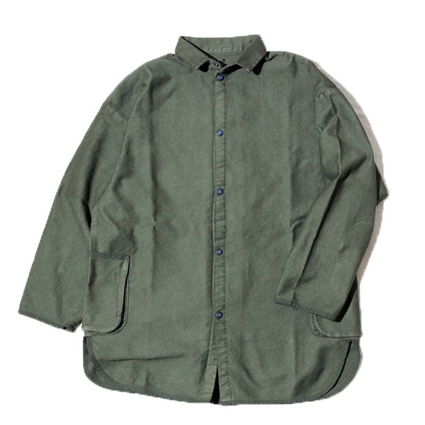 Porter Classic MOLESKIN SHIRT JACKET ポータークラシック モールスキン シャツ ジャケット （OLIVE