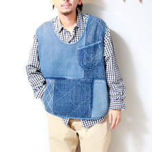 Load image into Gallery viewer, Porter Classic PC KENDO / PC SASHIKO PULLOVER VEST-WATCH CHAIN ITEM