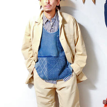 Load image into Gallery viewer, Porter Classic PC KENDO / PC SASHIKO PULLOVER VEST-WATCH CHAIN ITEM