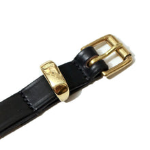 Load image into Gallery viewer, HERALDIC BELTS 3/4inch Bridle Leather Belt Heraldic Belt (Black)