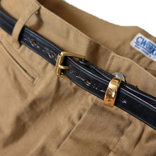 Load image into Gallery viewer, HERALDIC BELTS 3/4inch Bridle Leather Belt Heraldic Belt (Black)