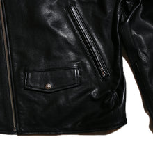 画像をギャラリービューアに読み込む, Porter Classic PC RIDERS JACKET W/LOVE & PEACE SILVER  ポータークラシック ライダースジャケット W/ラブ&ピース 925シルバー(BLACK)【PC-017-1962】