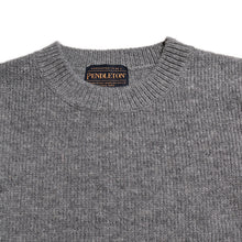 画像をギャラリービューアに読み込む, PENDLETON Crew Neck Pullover Knit ペンドルトン クルーネック プルオーバー ニット - Plains Star -(T.L.グレー)【MN-0575-2000】