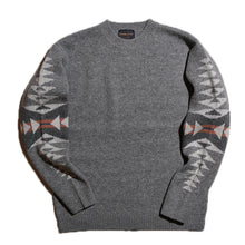 画像をギャラリービューアに読み込む, PENDLETON Crew Neck Pullover Knit ペンドルトン クルーネック プルオーバー ニット - Plains Star -(T.L.グレー)【MN-0575-2000】