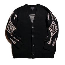 画像をギャラリービューアに読み込む, PENDLETON Cardigan ペンドルトン カーディガン - Hading -(ブラック)【MN-0575-2001】