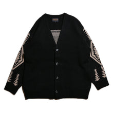 画像をギャラリービューアに読み込む, PENDLETON Cardigan ペンドルトン カーディガン - Hading -(ブラック)【MN-0575-2001】