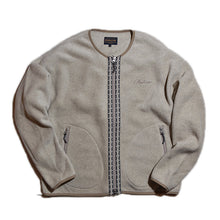 画像をギャラリービューアに読み込む, PENDLETON Crew Neck Zip Cardigan(Unisex) ペンドルトン クルーネック ジップ カーディガン (アイボリー) 【MN-0475-1006】