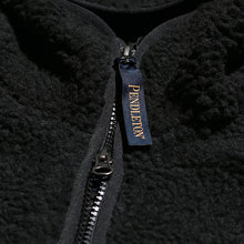 画像をギャラリービューアに読み込む, PENDLETON JQ Boa Hoodie ペンドルトン JQ ボア パーカー (ブラック)【MN-0475-1013】