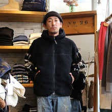 画像をギャラリービューアに読み込む, PENDLETON JQ Boa Hoodie ペンドルトン JQ ボア パーカー (ブラック)【MN-0475-1013】