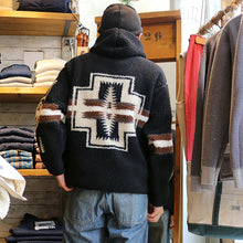 画像をギャラリービューアに読み込む, PENDLETON JQ Boa Hoodie ペンドルトン JQ ボア パーカー (ブラック)【MN-0475-1013】
