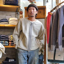 画像をギャラリービューアに読み込む, PENDLETON Crew Neck Zip Cardigan(Unisex) ペンドルトン クルーネック ジップ カーディガン (アイボリー) 【MN-0475-1006】