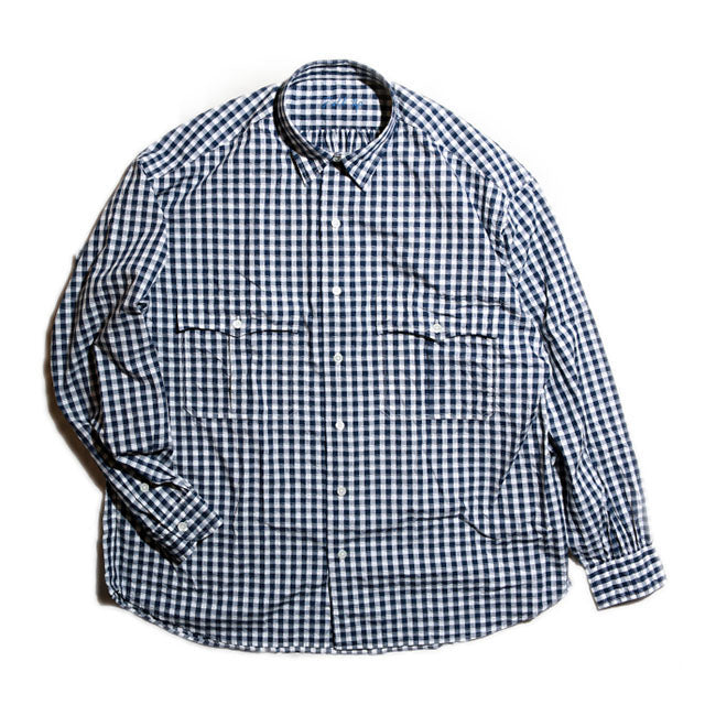 Porter Classic - ROLL UP GINGHAM CHECK SHIRT ポータークラシック