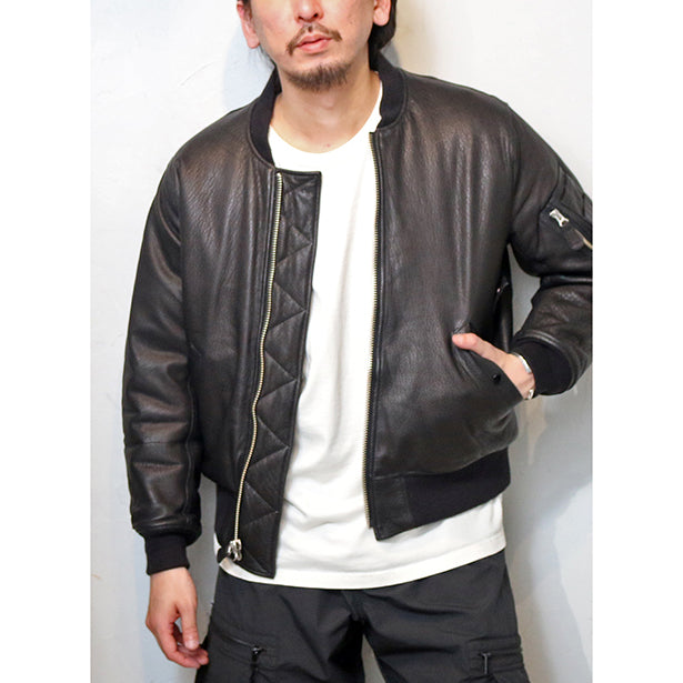 CWORKS&nbsp;LEA&nbsp;Leather MA-1...