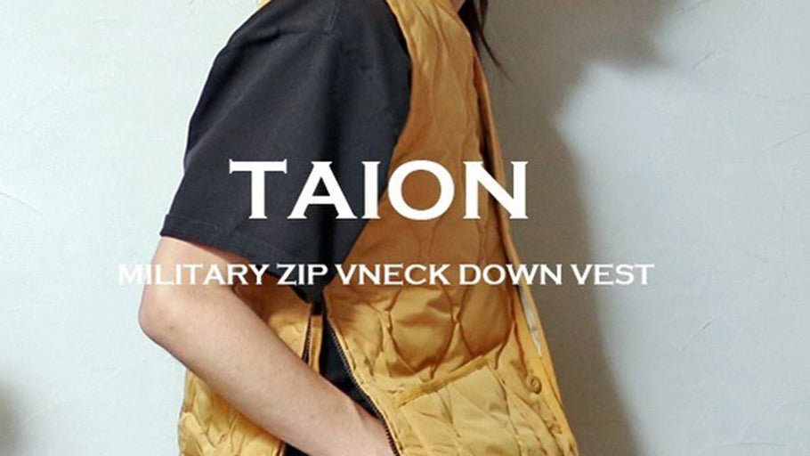 [TAION] Down vest that can be purchased for less than 10,000 yen!