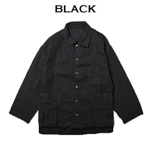 Porter Classic CLASSIC DENIM MIL-SHIRT JACKET ポータークラシック クラシック デニム ミルシャツ ジャケット（BLACK）（NAVY）[PC-005-2682]