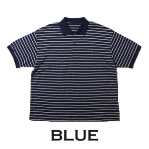 PORTER CLASSIC BEATNIK BORDER POLO SHIRT ポータークラシック ビートニクボーダーポロシャツ （BLUE）（BLACK）[PC-006-2787]