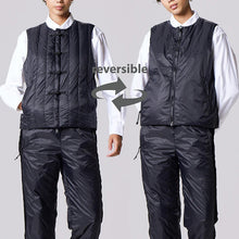 Load image into Gallery viewer, TAION MILITARY ZIP VNECK DOWN VEST &lt;MILITARY LINE&gt;
