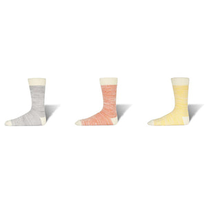 ORDINARY FITS M.A.P. × DECKA QUALITY SOCKS - "M.A.P" Socks Plain デカ クオリティーソックス （Gray）（Orange）（Yellow）[OF-003]