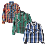 JELADO Union Worker Shirt Regular Length ジェラード ユニオンワークシャツ レギュラー レングス （Blue Malon）（Forest Green）（Peanut）[JP82127]