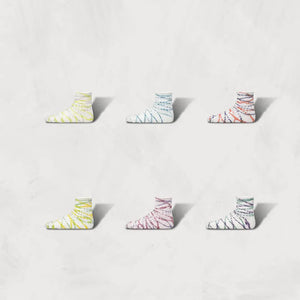 DECKA QUALITY SOCKS Heavyweight Dyed Socks | Short Length SHOWATABÉ by BRÚ NA BÓINNE デカ クオリティーソックス （Gray）（Blue）（Orange）（Yellow）（Burgundy）（Purple）[BNBSW-47]