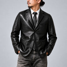画像をギャラリービューアに読み込む, MOSIR CORRECT Washable Leather Tie モシール コレクト ウォッシャブルレザー ネクタイ （BLACK） [MOAC001]

