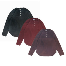 将图片加载到图库查看器，CWORKS Soup シーワークス ポケット ロングTシャツ（Purple）（Maroon）（Black）[CWCU008]
