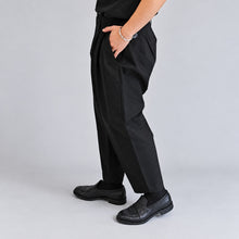 将图片加载到图库查看器，Porter Classic POPLIN BEBOP PANTS - ポータークラシック ポプリンビバップパンツ（NAVY）（BLACK）[PC-035-2139]
